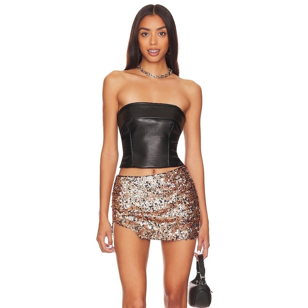 Free People NWT Annalise Sequin Mini in Multi Combo Size 4 - Picture 1 of 9